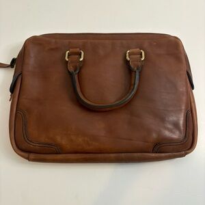 Brown Leather Laptop Bag